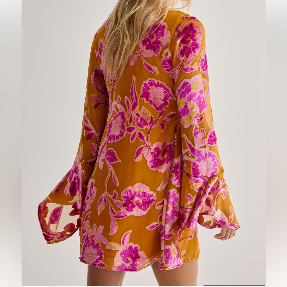 🌟HP🌟Nasty Gal Floral Mini Dress - Picture 2 of 12